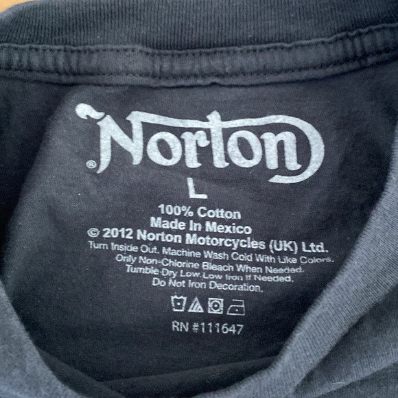 Norton motorcycle Tshirt. - Picture 3 of 3